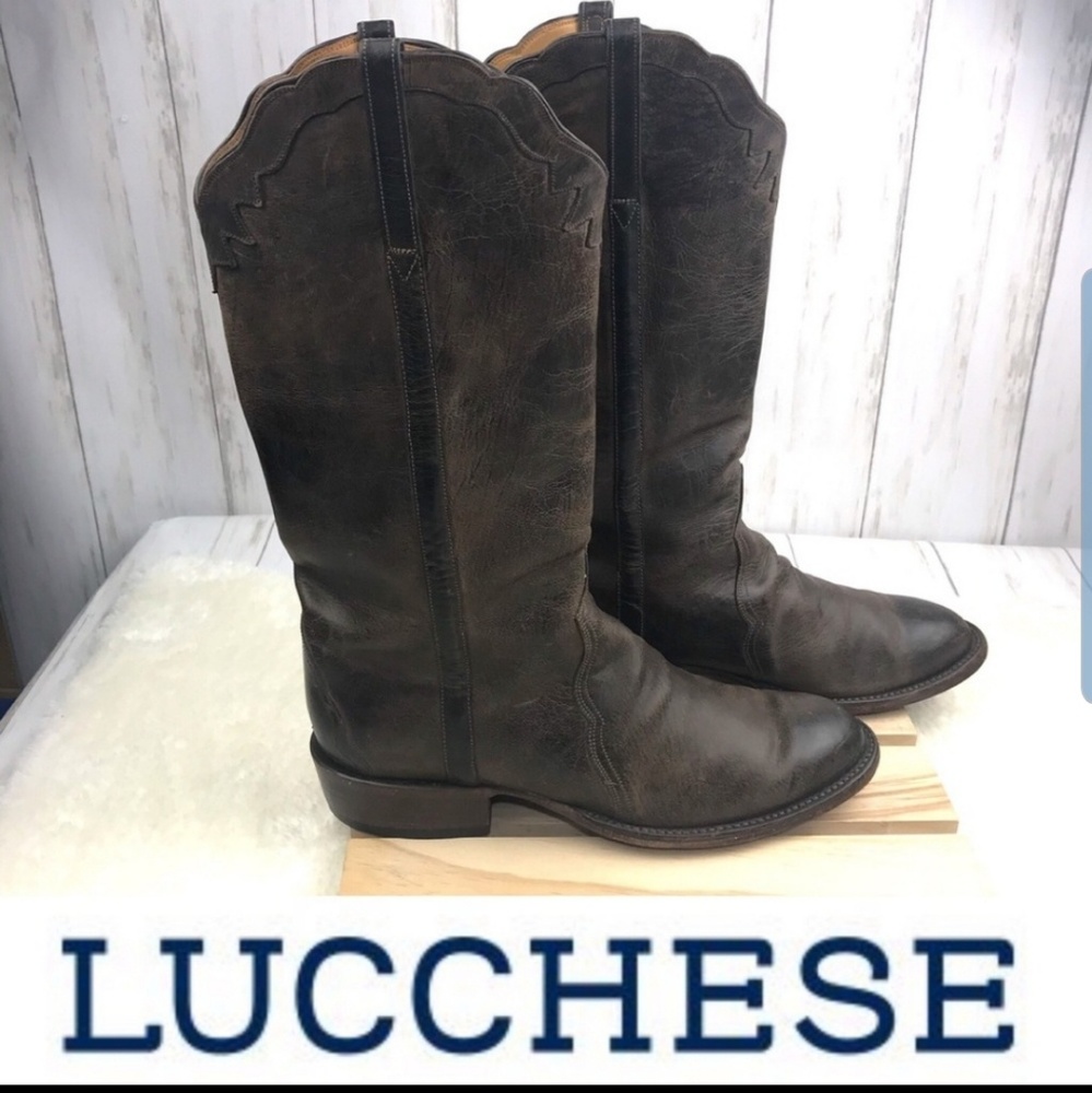 Lucchese Brown Roper Boots